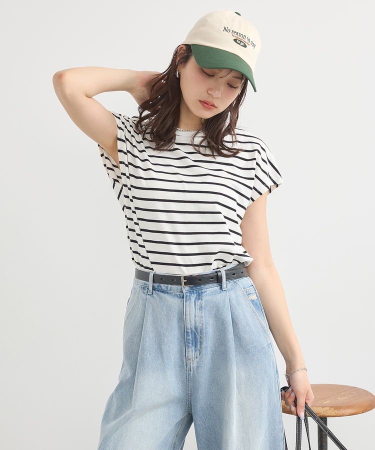 earth music&ecology「ロゴ刺繍配色ツイルキャップ」|その他|