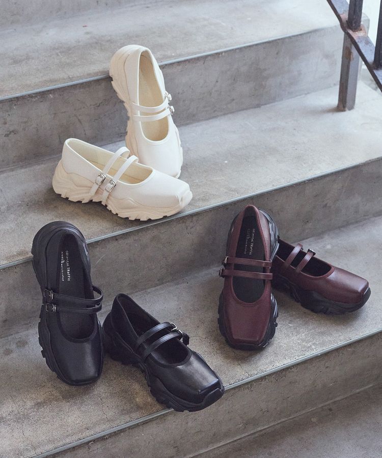 earth music&ecology「ORiental TRaffic メリージェーンスニーカー」|スニーカー|