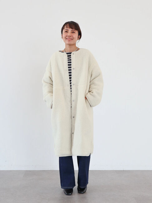  「【WEB限定・小柄女性向け】あったかリバーシブルキルティングコート」|その他|