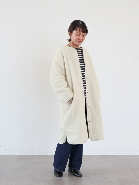  「【WEB限定・小柄女性向け】あったかリバーシブルキルティングコート」|その他|