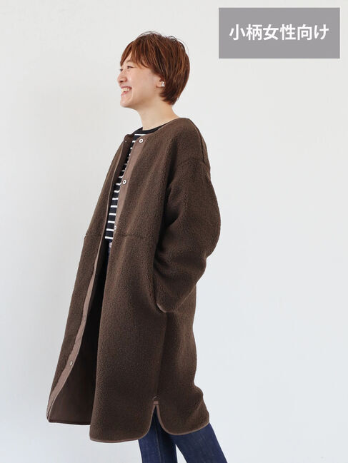  「【WEB限定・小柄女性向け】あったかリバーシブルキルティングコート」|その他|