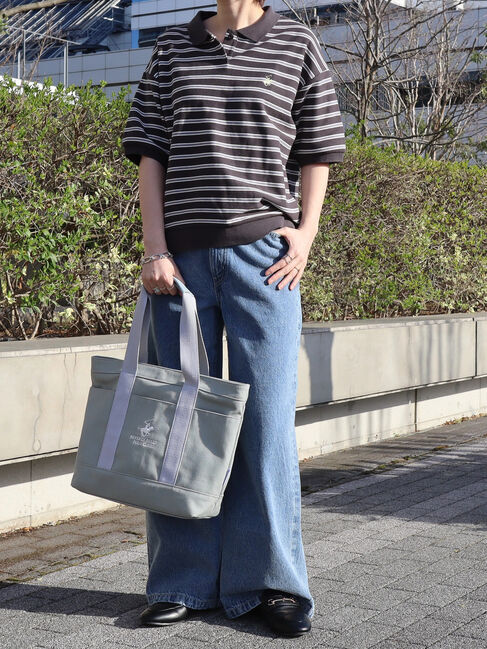  「B.H POLO CLUB キャンバストートBAG」|ハンドバッグ|