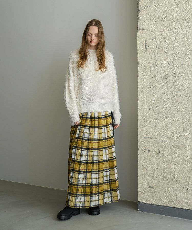 AMERICAN HOLIC「シャギーチェックプリーツスカート」|スカート|
