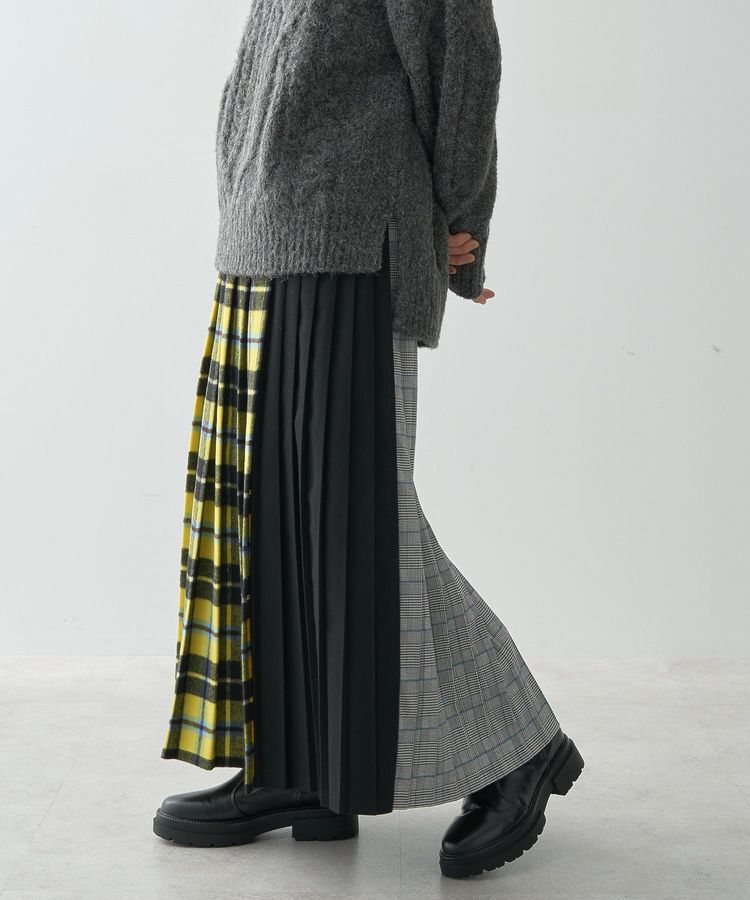 AMERICAN HOLIC「シャギーチェックプリーツスカート」|スカート|
