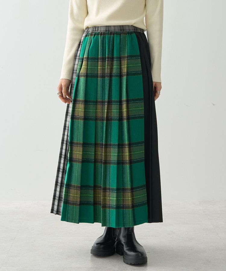 AMERICAN HOLIC「シャギーチェックプリーツスカート」|スカート|