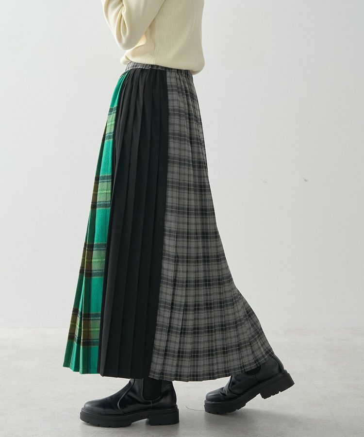 AMERICAN HOLIC「シャギーチェックプリーツスカート」|スカート|