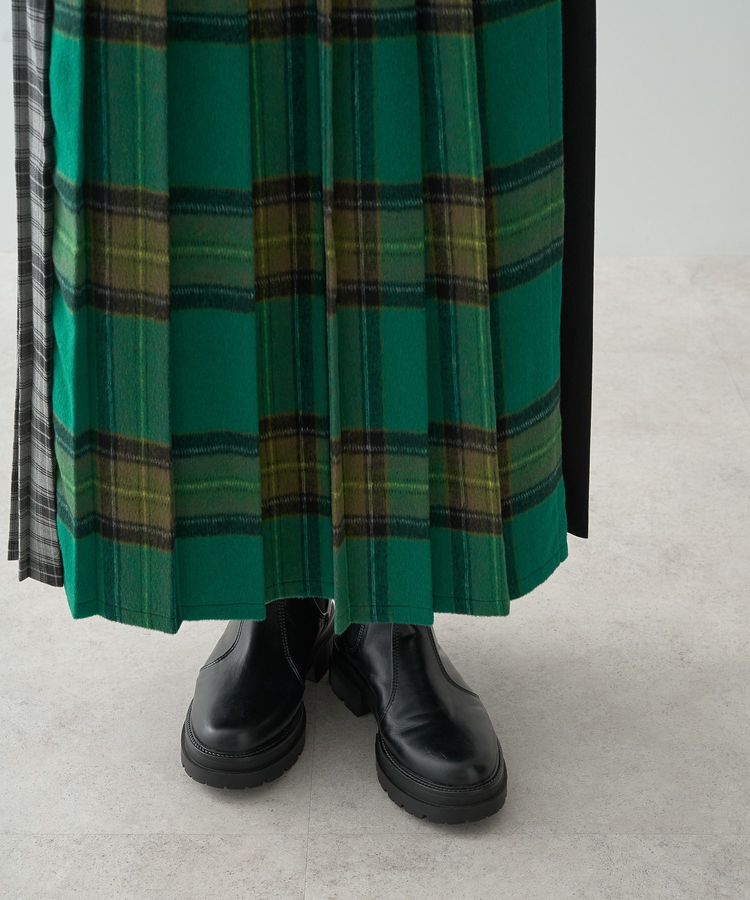 AMERICAN HOLIC「シャギーチェックプリーツスカート」|スカート|