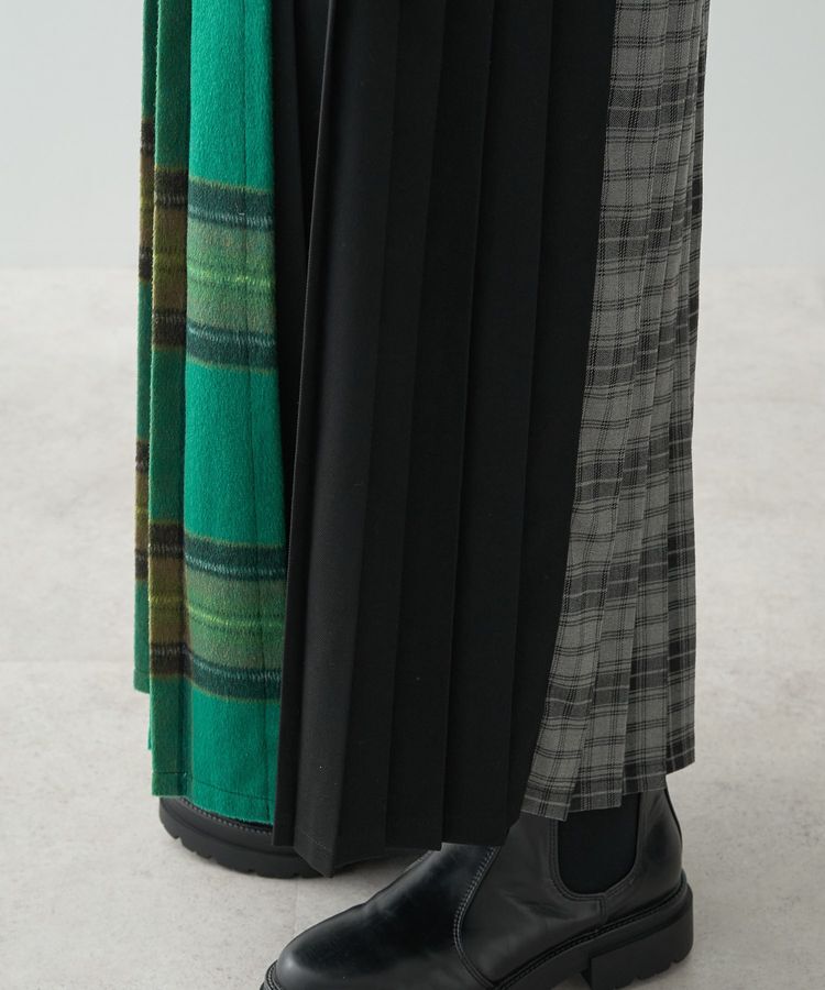 AMERICAN HOLIC「シャギーチェックプリーツスカート」|スカート|