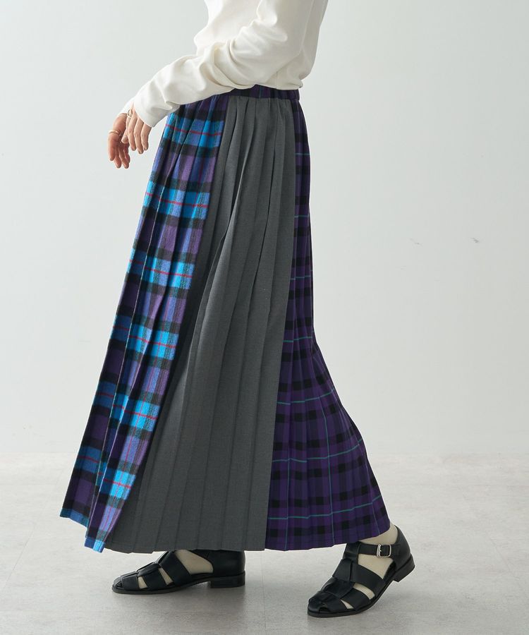 AMERICAN HOLIC「シャギーチェックプリーツスカート」|スカート|