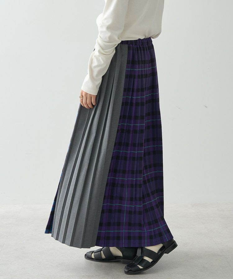 AMERICAN HOLIC「シャギーチェックプリーツスカート」|スカート|