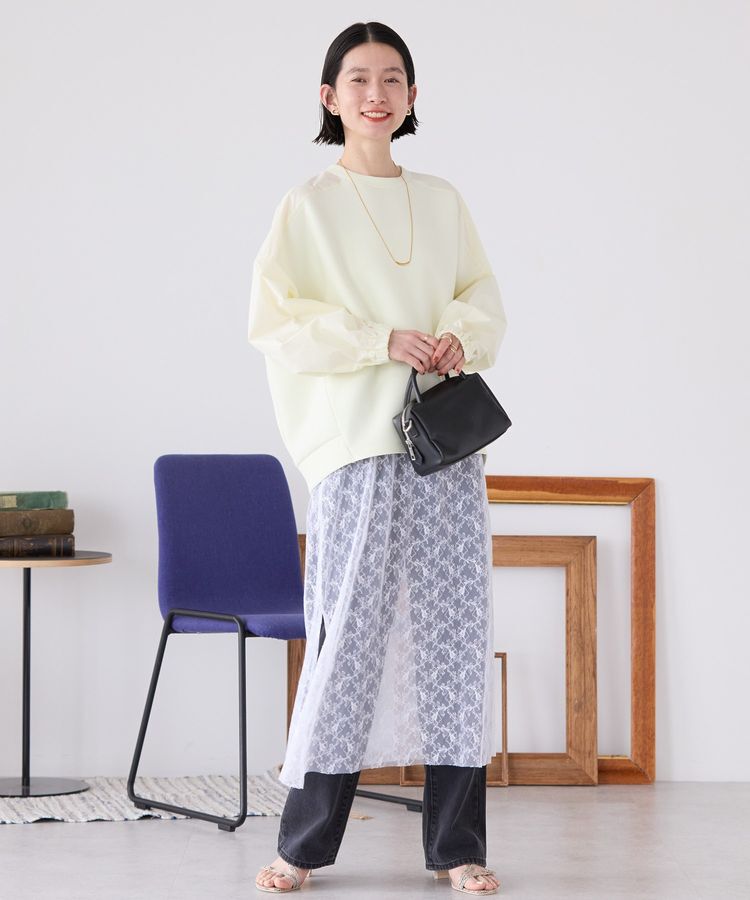 AMERICAN HOLIC「サイドスリットレーススカート」|スカート|