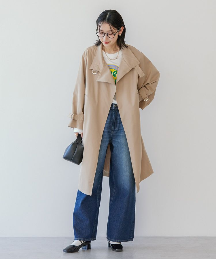 AMERICAN HOLIC「スタンドカラーニュアンスロングコート」|その他|