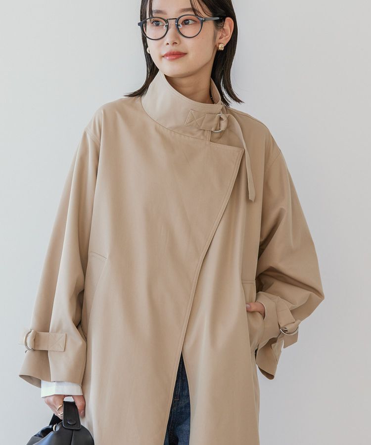 AMERICAN HOLIC「スタンドカラーニュアンスロングコート」|その他|