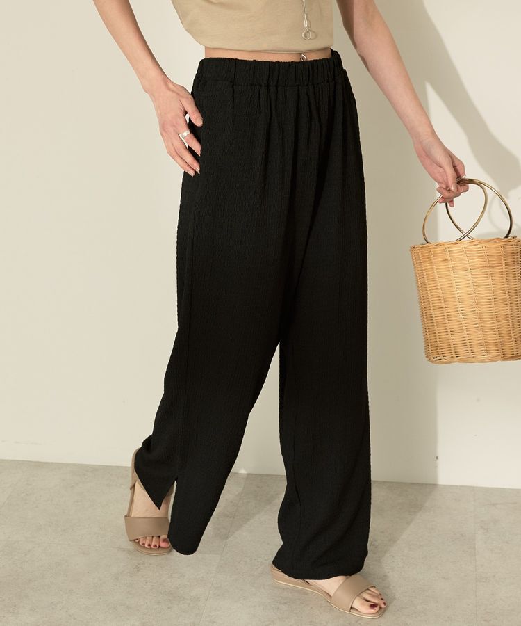 AMERICAN HOLIC「シャーリングイージーパンツ」|その他|Black