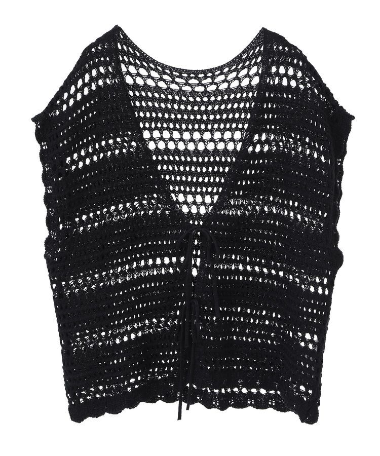 AMERICAN HOLIC「レーシーニットベスト」|ベスト・ジレ|