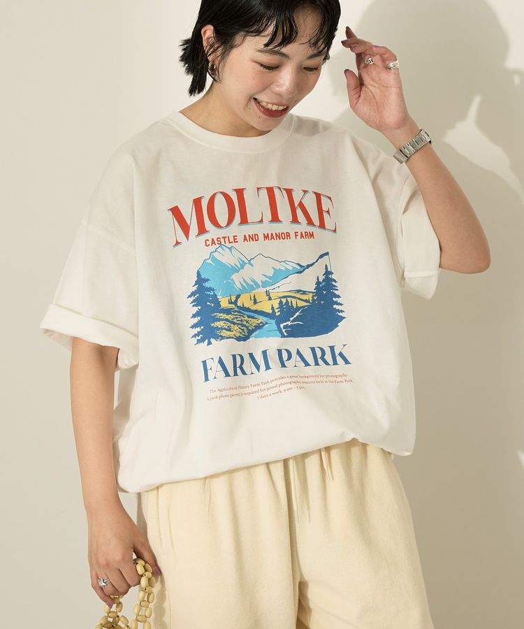AMERICAN HOLIC「FARM PARKプリントTシャツ」|Tシャツ・カットソー|