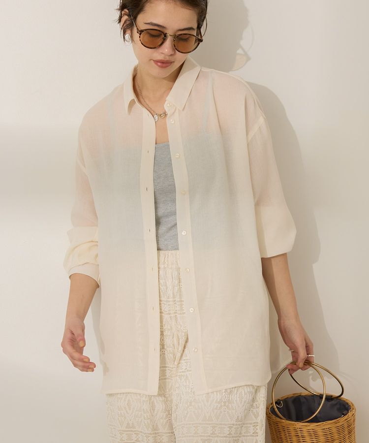 AMERICAN HOLIC「シアーボイルレギュラーシャツ」|シャツ・ブラウス|