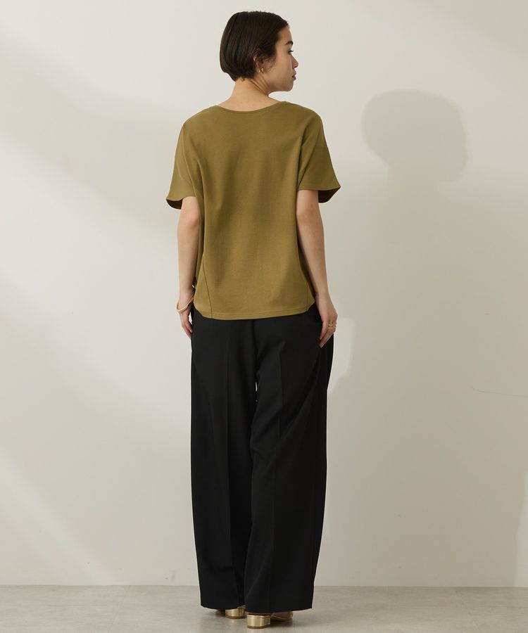 AMERICAN HOLIC「接触冷感フレンチスリーブコクーンプルオーバー」|Tシャツ・カットソー|