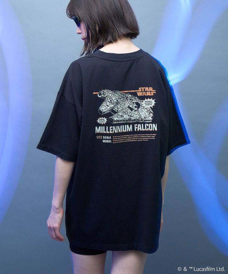 AMERICAN HOLIC「【STAR WARS】Millennium Falcon Tシャツ」|Tシャツ・カットソー|Black