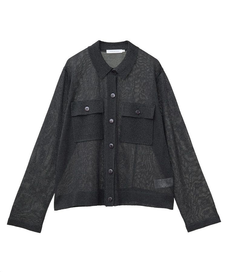 AMERICAN HOLIC「シアー襟付きカーディガン」|カーディガン|