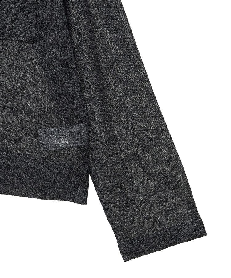 AMERICAN HOLIC「シアー襟付きカーディガン」|カーディガン|