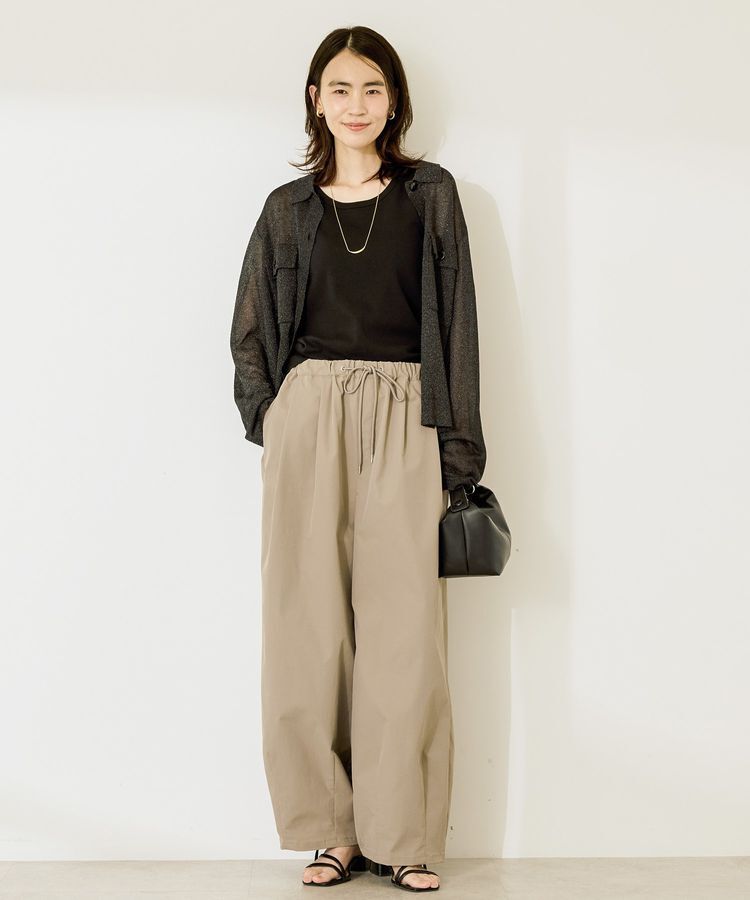 AMERICAN HOLIC「シアー襟付きカーディガン」|カーディガン|