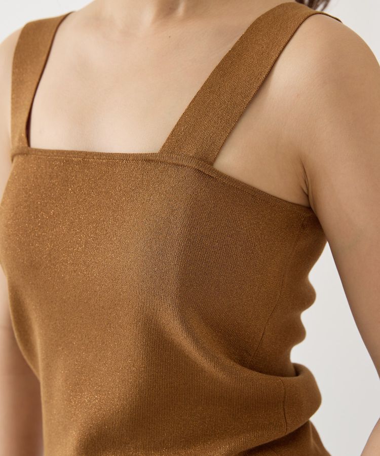 AMERICAN HOLIC「ラメニットタンクトップ」|インナー|