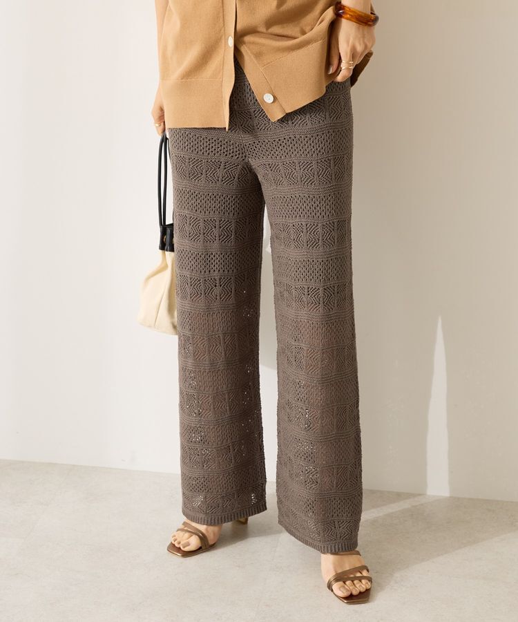 AMERICAN HOLIC「レース編みニットパンツ」|その他|