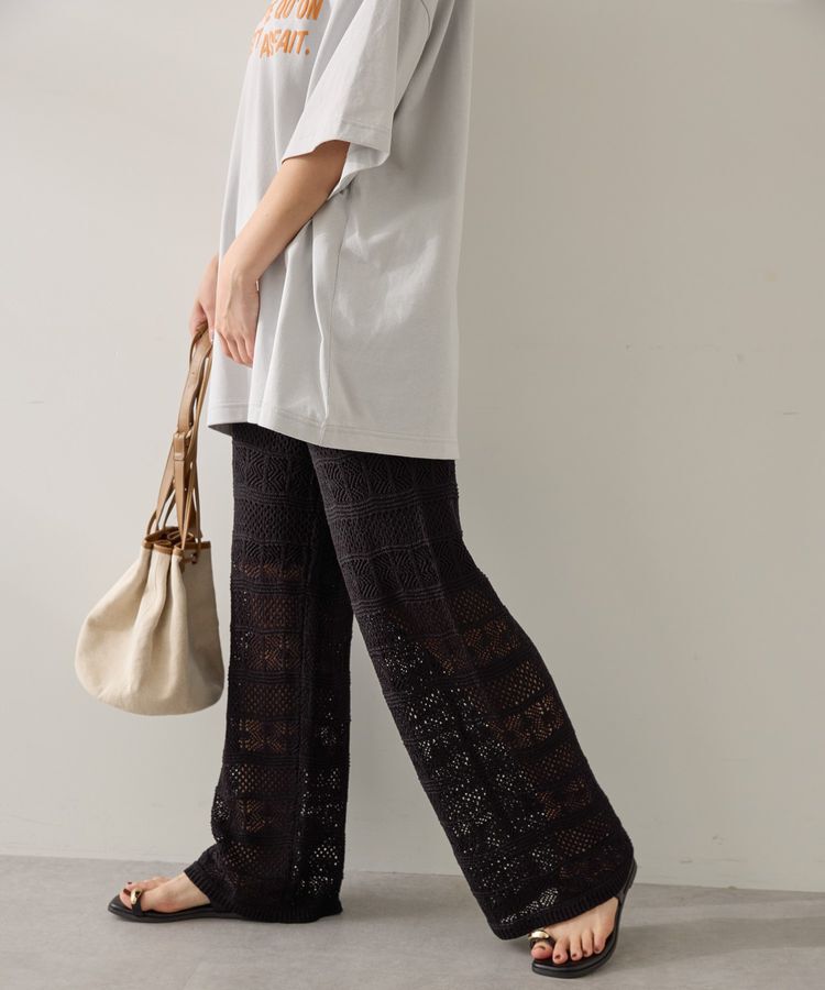 AMERICAN HOLIC「レース編みニットパンツ」|その他|