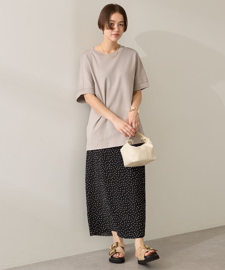 AMERICAN HOLIC「接触冷感スムースフレンチスリーブプルオーバー」|Tシャツ・カットソー|