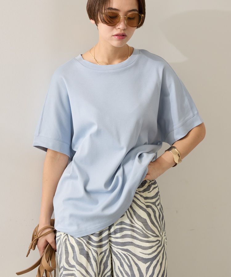 AMERICAN HOLIC「接触冷感スムースフレンチスリーブプルオーバー」|Tシャツ・カットソー|