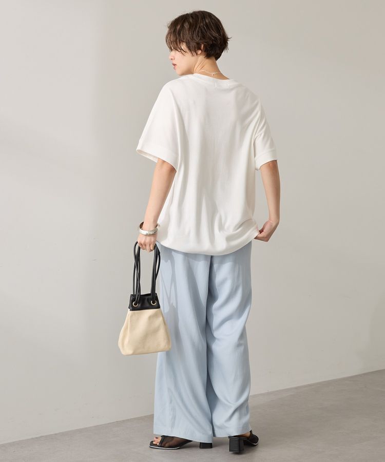 AMERICAN HOLIC「接触冷感スムースフレンチスリーブプルオーバー」|Tシャツ・カットソー|