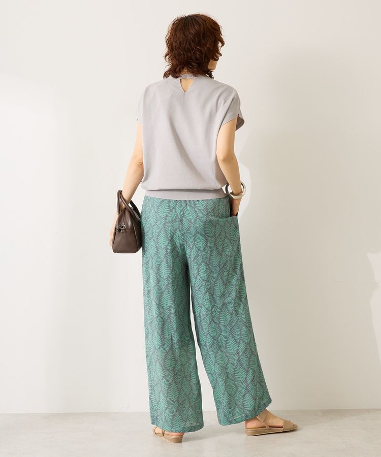 AMERICAN HOLIC「接触冷感ラメフレンチスリーブニットプルオーバー」|ニット・セーター|