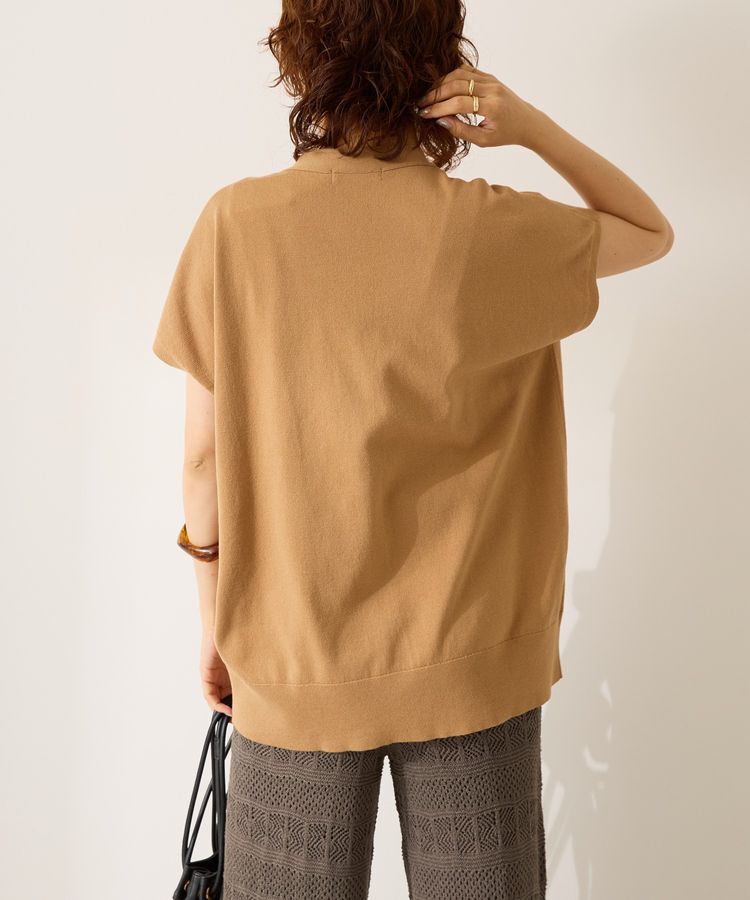 AMERICAN HOLIC「フレンチスリーブVネックニットカーディガン」|カーディガン|