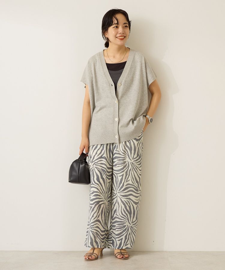 AMERICAN HOLIC「フレンチスリーブVネックニットカーディガン」|カーディガン|