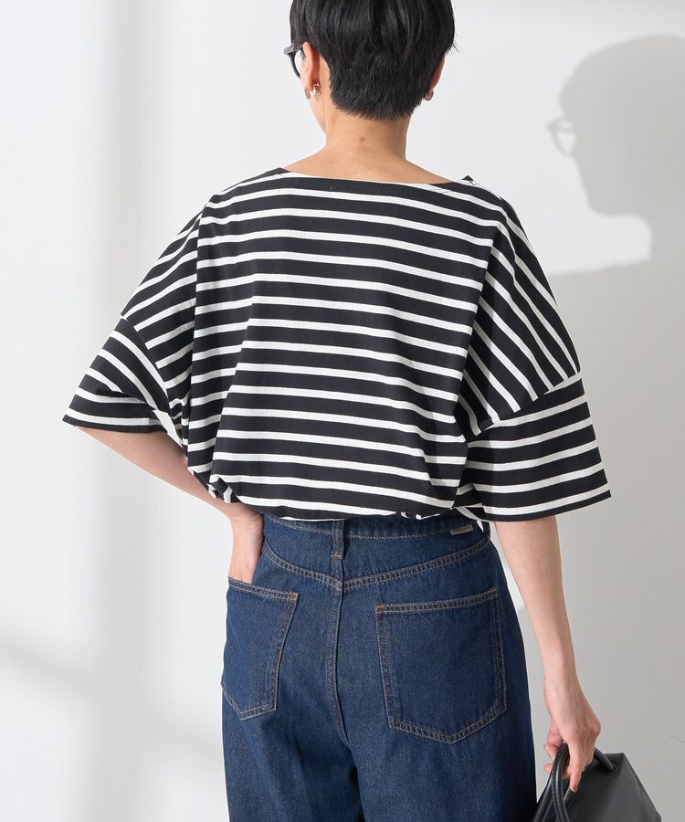 AMERICAN HOLIC「バスクボーダー半袖プルオーバー」|Tシャツ・カットソー|