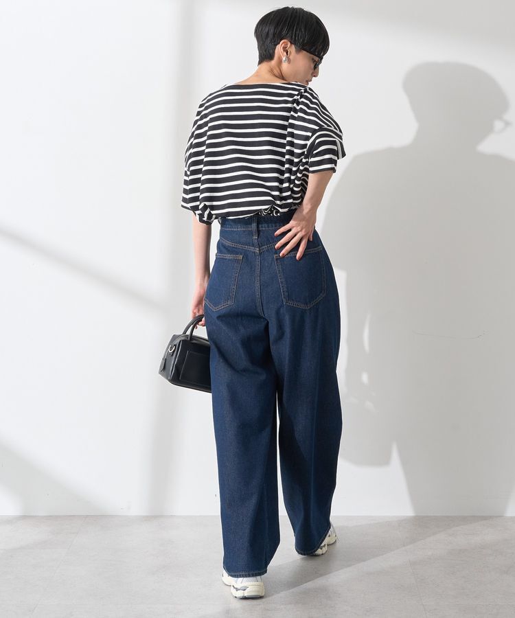 AMERICAN HOLIC「バスクボーダー半袖プルオーバー」|Tシャツ・カットソー|