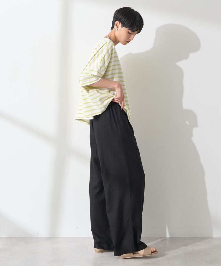 AMERICAN HOLIC「バスクボーダー半袖プルオーバー」|Tシャツ・カットソー|