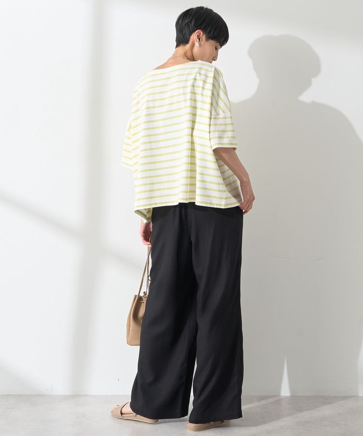 AMERICAN HOLIC「バスクボーダー半袖プルオーバー」|Tシャツ・カットソー|