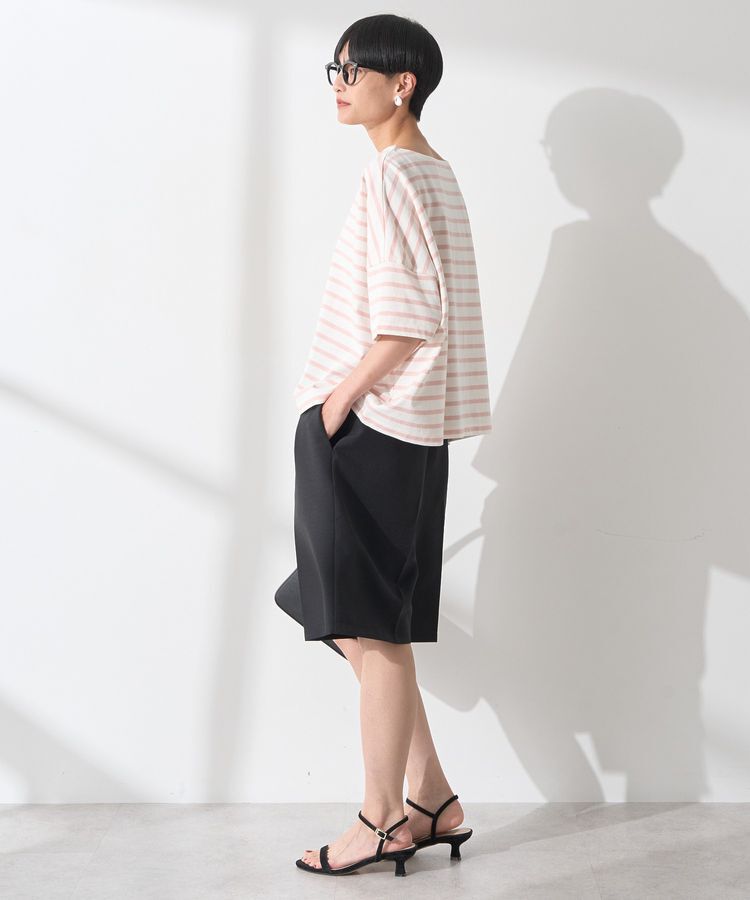 AMERICAN HOLIC「バスクボーダー半袖プルオーバー」|Tシャツ・カットソー|