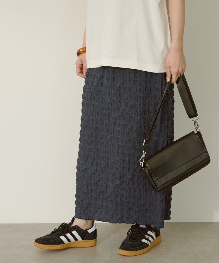 AMERICAN HOLIC「ポコポコナロースカート」|スカート|Navy