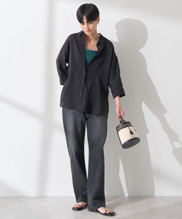 AMERICAN HOLIC「【カップ付き】細リブキャミソール」|インナー|