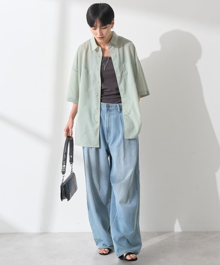 AMERICAN HOLIC「【カップ付き】細リブキャミソール」|インナー|