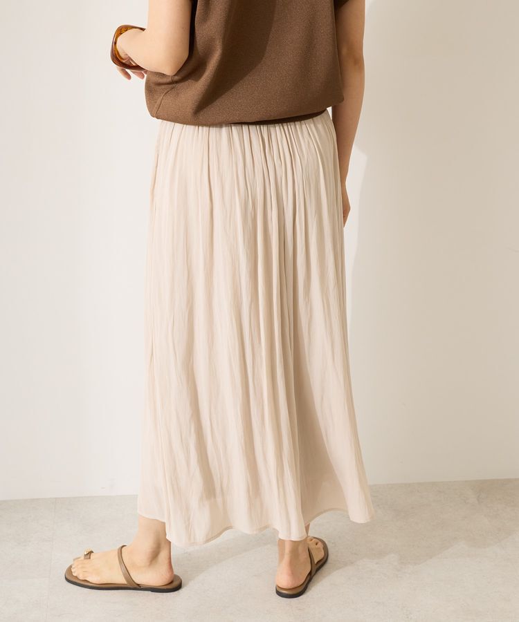 AMERICAN HOLIC「【選べる丈】接触冷感シフォンスカーチョ」|スカート|