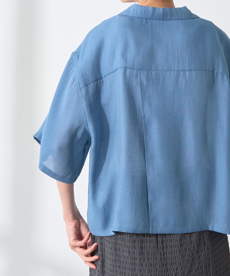 AMERICAN HOLIC「接触冷感シアー開襟半袖シャツ」|シャツ・ブラウス|