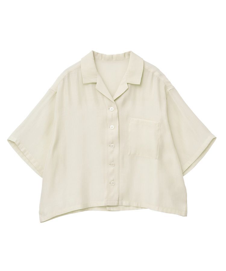 AMERICAN HOLIC「接触冷感シアー開襟半袖シャツ」|シャツ・ブラウス|