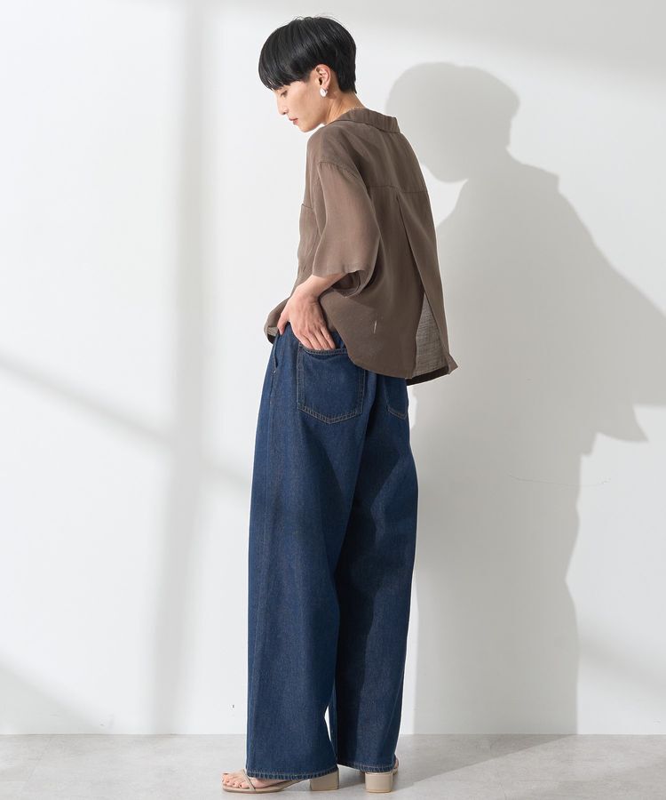 AMERICAN HOLIC「接触冷感シアー開襟半袖シャツ」|シャツ・ブラウス|