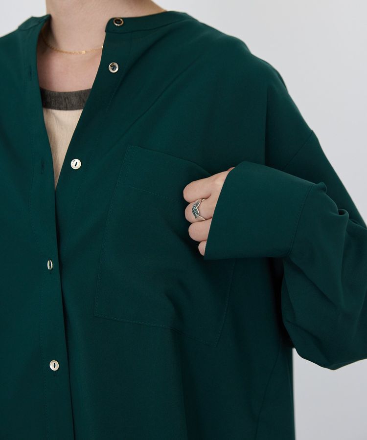 AMERICAN HOLIC「金ボタンバックシャンロングシャツ/チュニック」|シャツ・ブラウス|