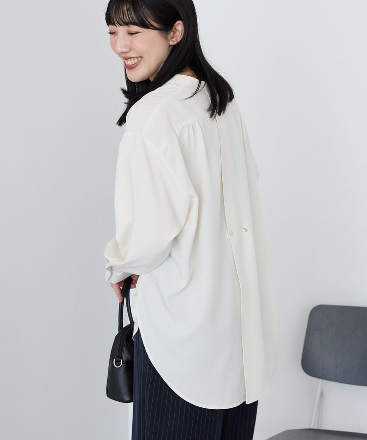 AMERICAN HOLIC「金ボタンバックシャンロングシャツ/チュニック」|シャツ・ブラウス|