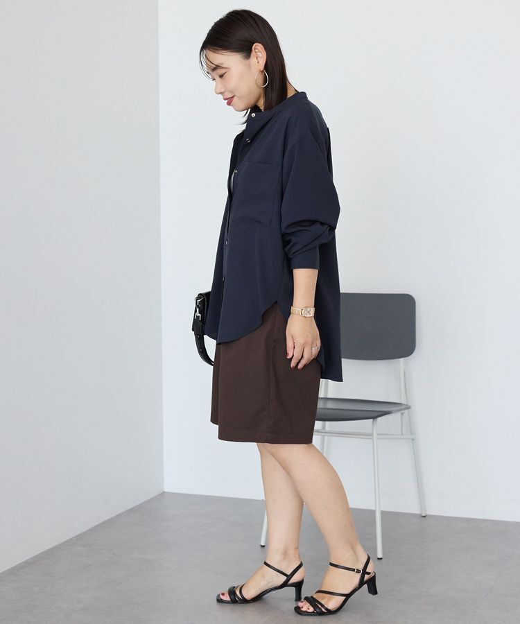 AMERICAN HOLIC「金ボタンバックシャンロングシャツ/チュニック」|シャツ・ブラウス|